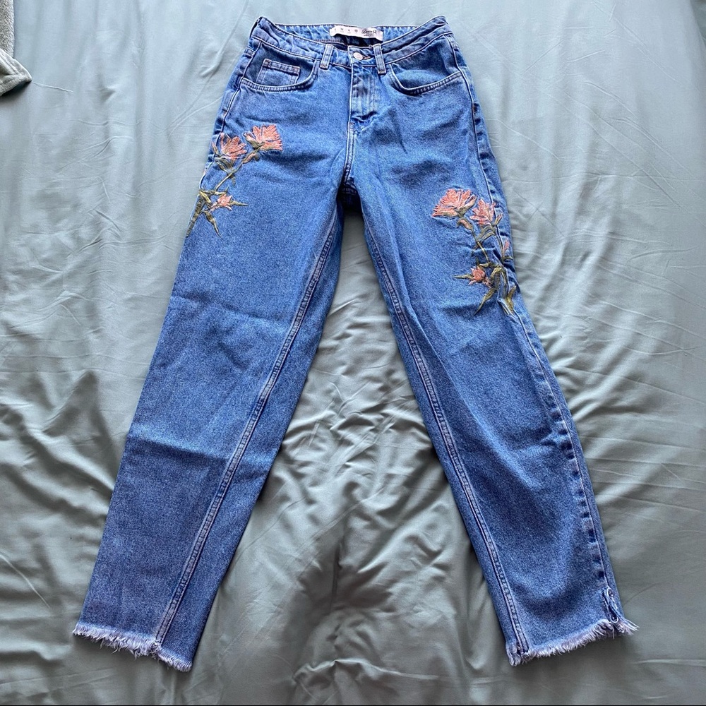 high waisted jeans